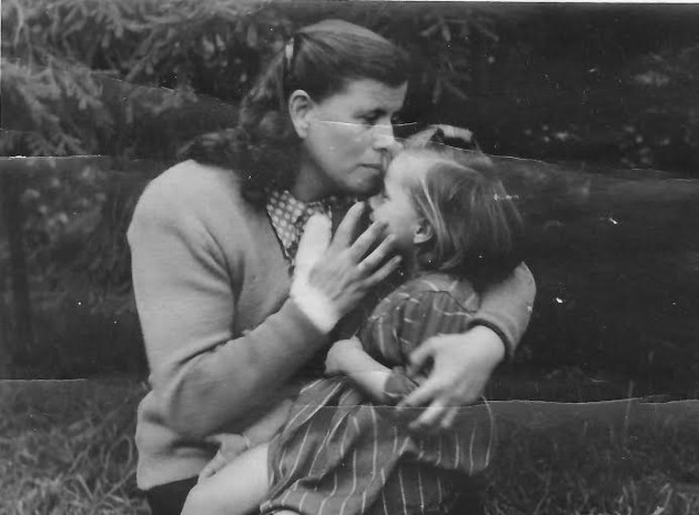 The author and her mother in Bergen Belsen Displaced Person’s Camp.